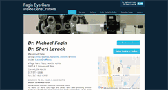 Desktop Screenshot of fagineyecare.com